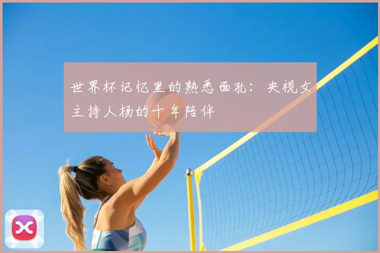 世界杯记忆里的熟悉面孔:央视女主持人杨的十年陪伴